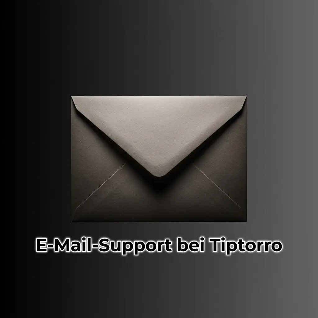 Tiptorro E-Mail-Support: Kontaktaufnahme per E-Mail für detaillierte Anfragen mit Antwortzeit bis 24 Stunden