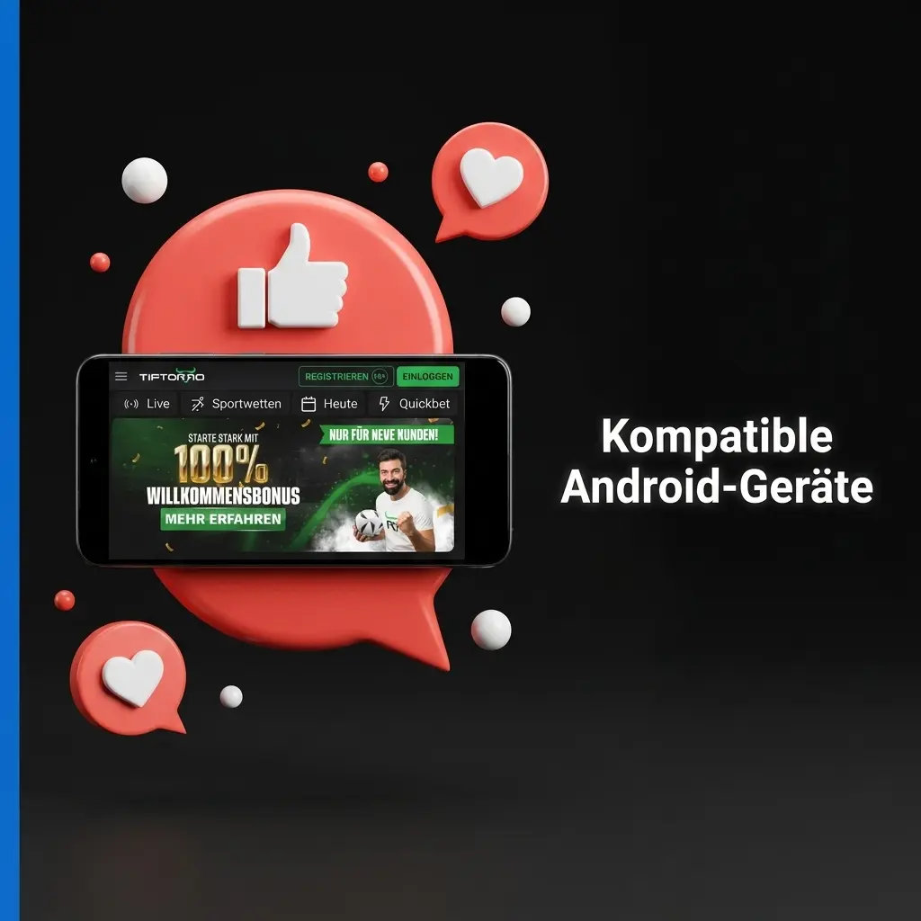 Kompatible Android-Geräte für die Tiptorro App – Samsung, Google Pixel, Xiaomi und weitere Modelle